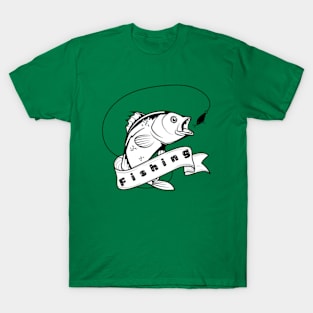 fishing. T-Shirt